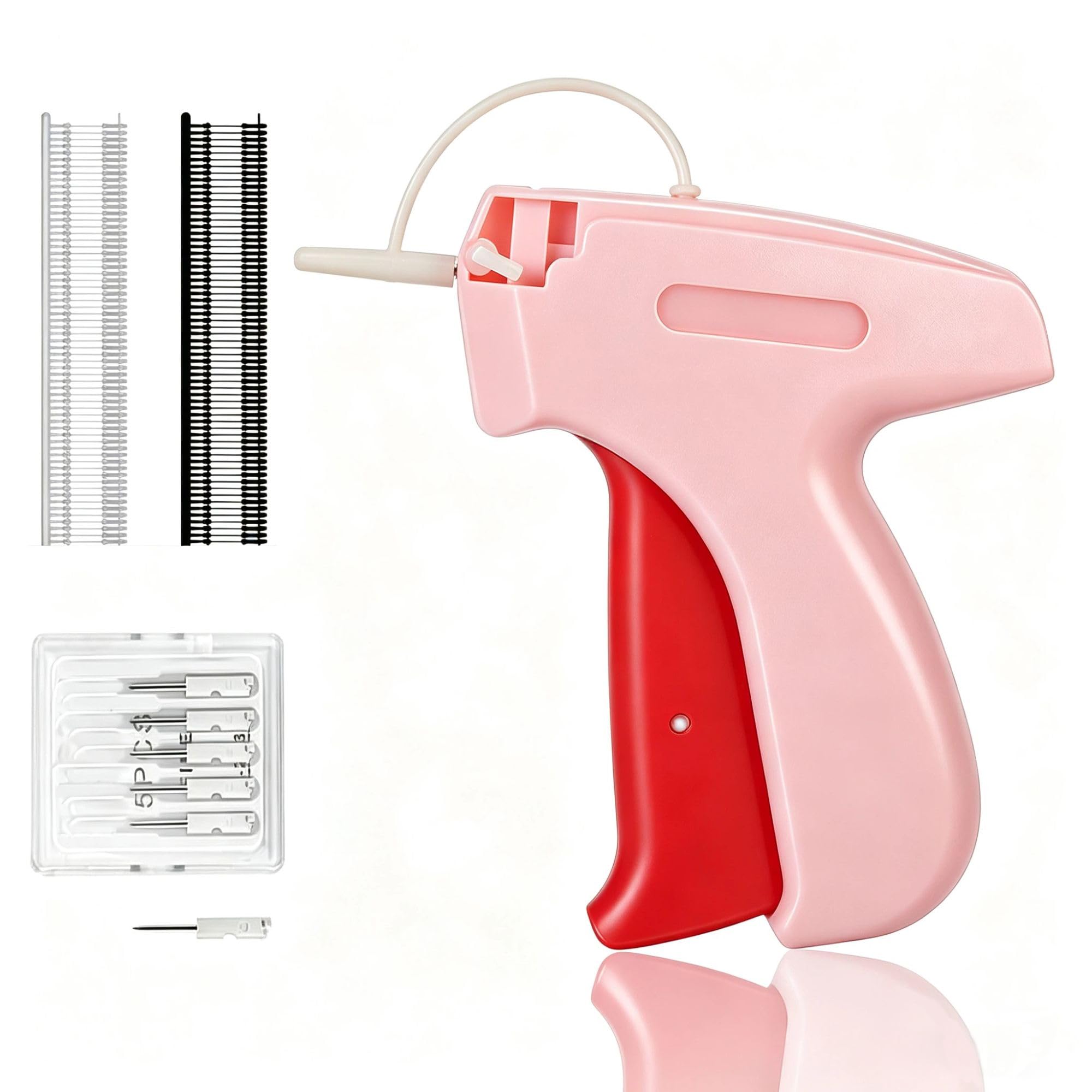 Micro Stitchy Gun for Quick Clothing Fixer (Stitch Gun-Pink A)