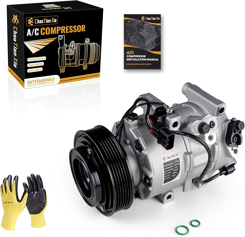 Compressor de ar-condicionado ChaoTianxia com embreagem 6PK para Hyundai Tucson e Kia Sportage