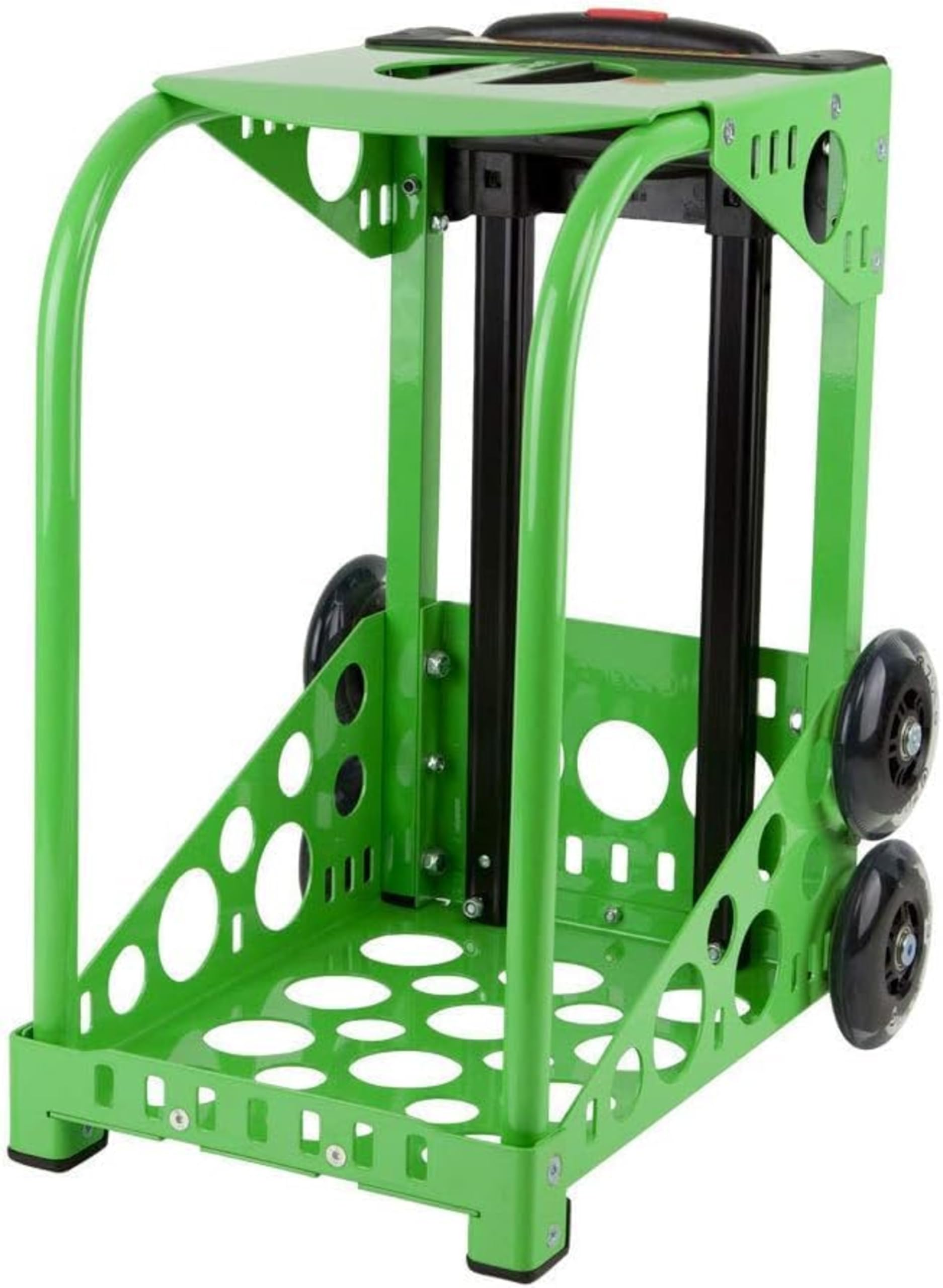 ZUCA Sport Green Aluminum Alloy Frame with Flashing Dual Wheels, Nylon Feet, 39.5-Inch Telescoping Handle, Chrome-Plated Screws, and Nylon Aircraft Lock Nuts