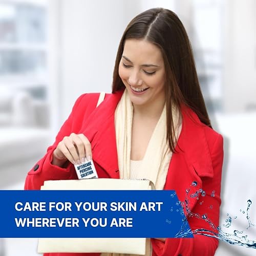 Miniatura 7 de BodyJ4You Piercing Aftercare - Spray limpiador de solución salina  Calibres para el lóbulo de la oreja nariz y el ombligo  Lavado de solución de