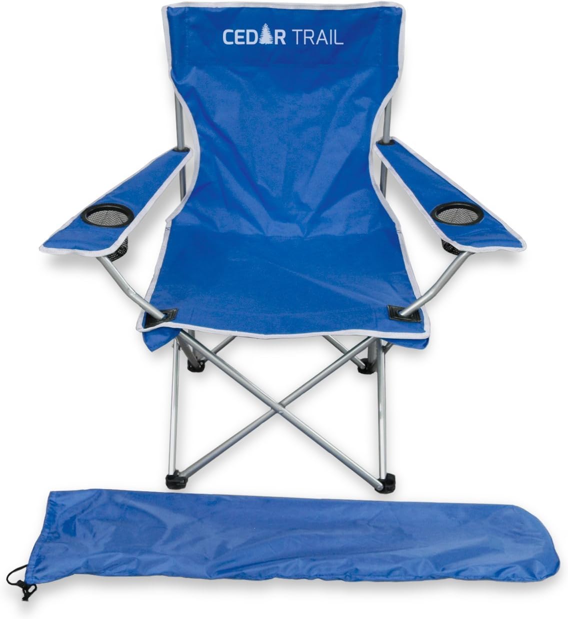 Oversized Foldable Camping Chair with 2 Cup holders