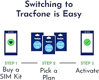 Vista 4 de TracFone "Bring Your Own Phone" kit de activación de tarjeta SIM, 3-in-1 SIM, Blanco