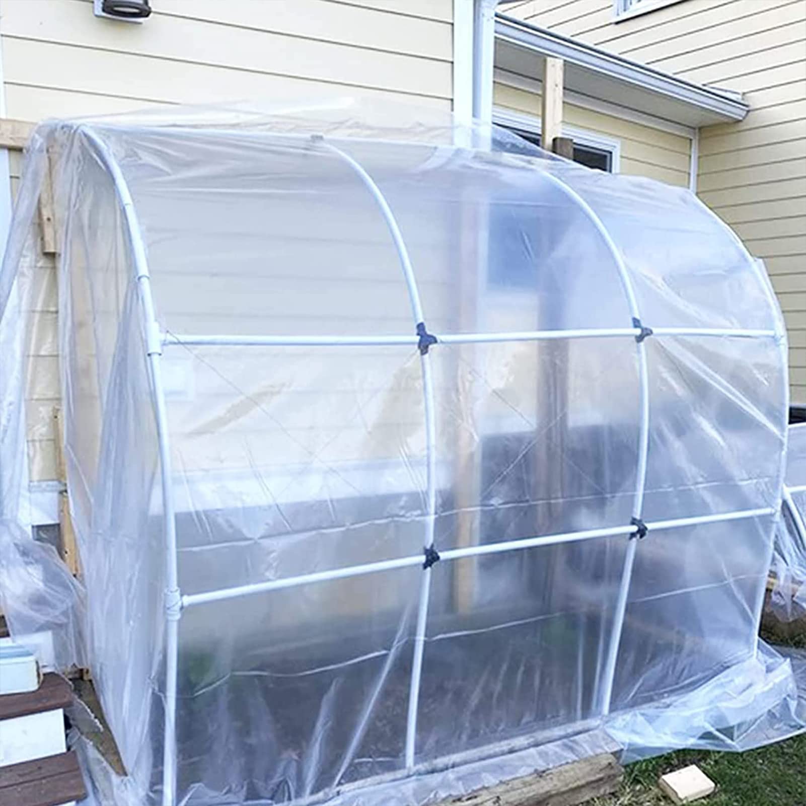 Telo in plastica impermeabile resistente per serre, agricoltura e protezione del pavimento, copertura in polietilene trasparente per tunnel e pittura