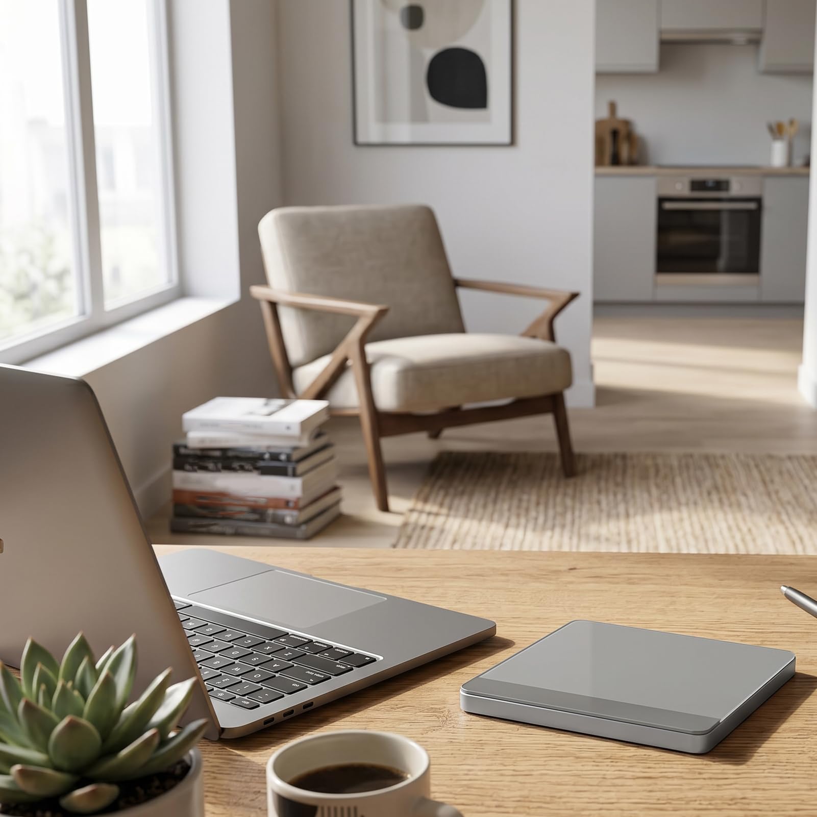 Tangxi Trackpad Inalámbrico, Modo Dual con Cable Bluetooth 5.0 para 6