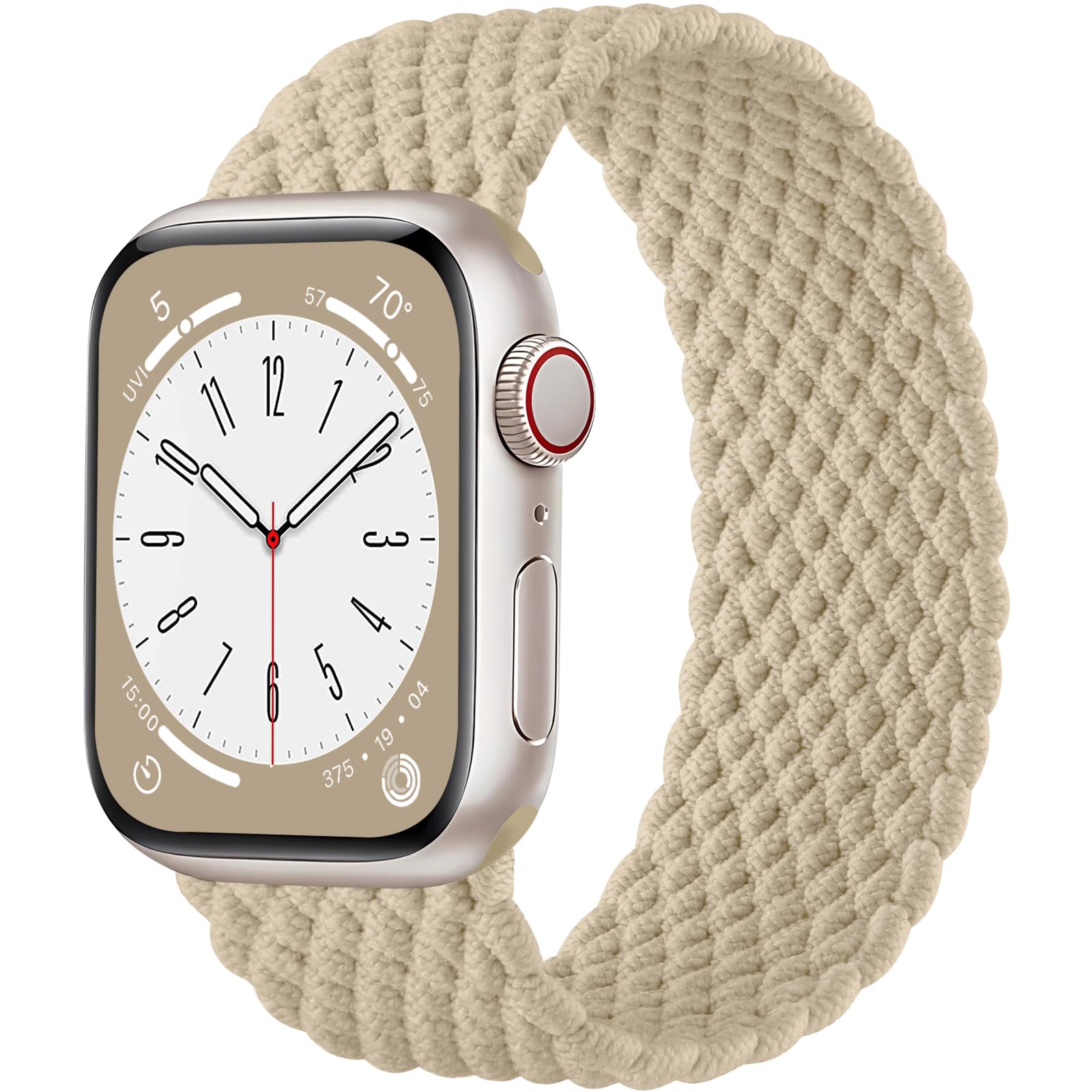 Zedoli Braided Solo Loop Bands Compatible with Apple Watch Band 38mm 40mm 41mm 42mm 44mm 45mm 46mm 49mm Women Men, Stretchy Nylon Sport Elastic Strap for iWatch Series 11 10 9 8 7 6 5 4 3 2 1 SE Ultra — view 12