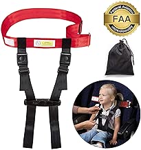 Child Airplane Travel Harness by YSTY, Aircraft Safety Travel Clip Strap, Seat Belt, Baby, Kids and Toddlers Restraint System with Pouch Bag- Strictly for Aviation Travel Only, FAA Approved - coolthings.us