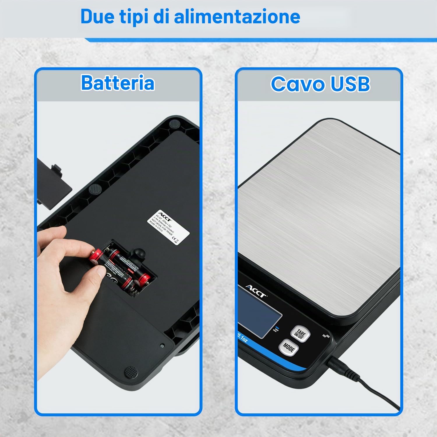 110lb Postal Scale - Bilancia per spedizioni ad alta precisione con funzioni di tara, conteggio e mantenimento, 5 unità, perfetta per spedizioni postali, pacchi e lettere, con nastro adesivo