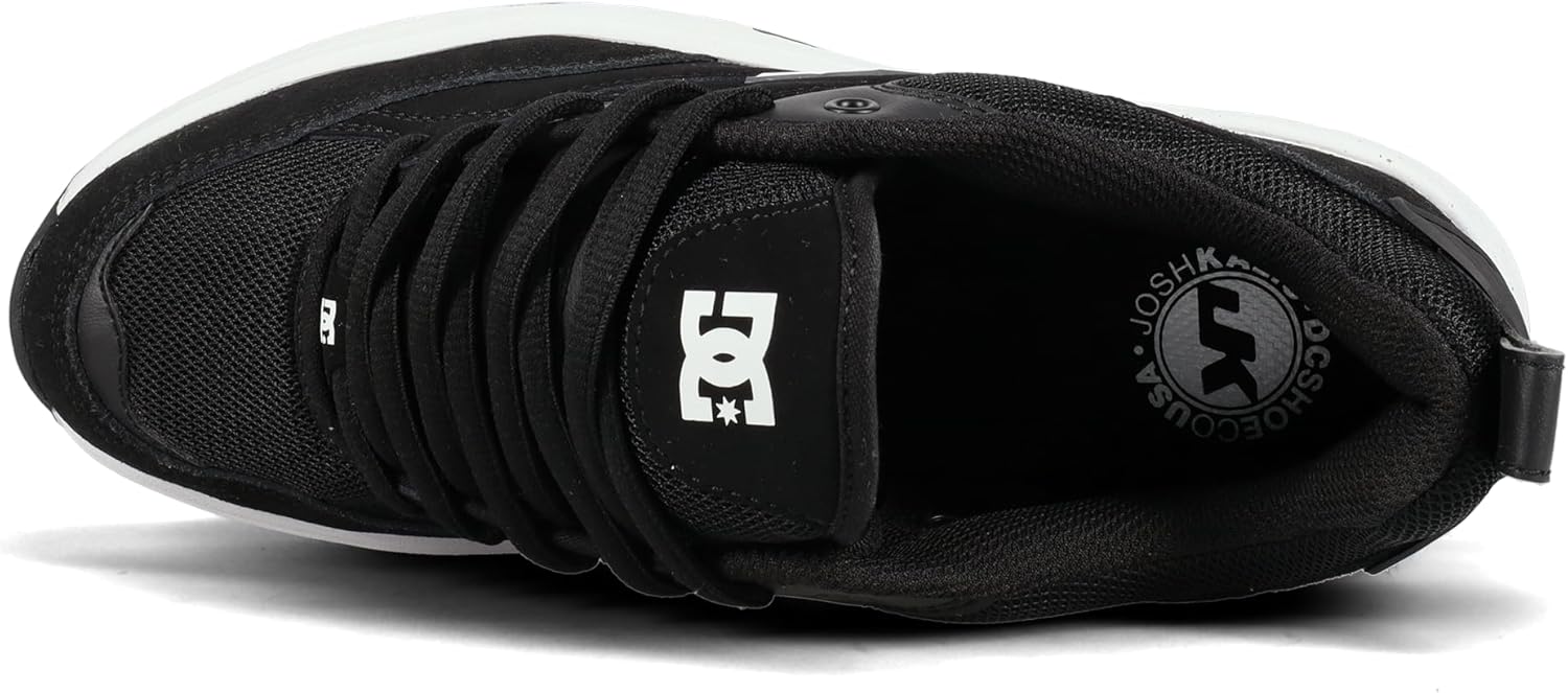 DC Men's Ascend Skate Shoe, Black/Black/White, 10.5 - Image 5