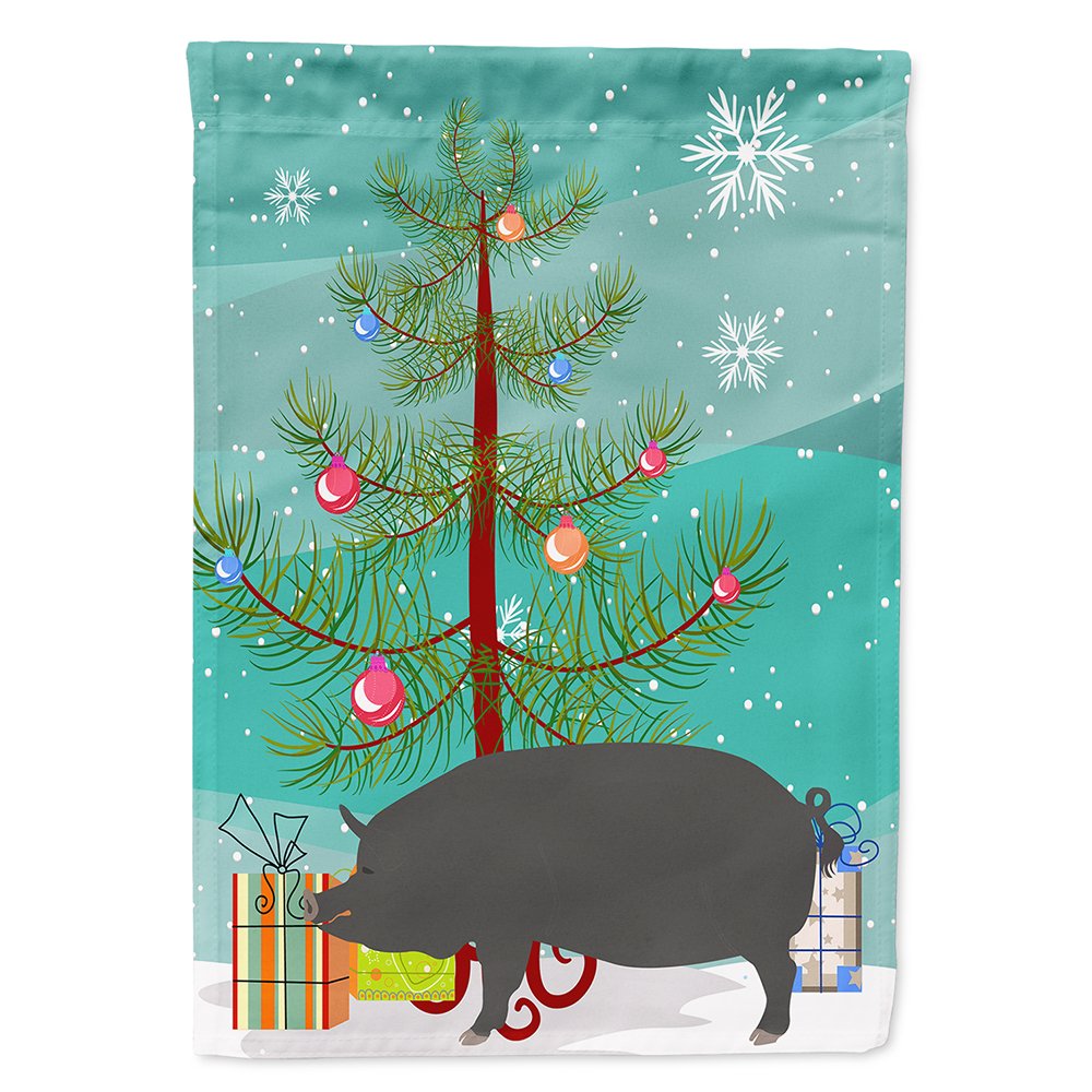 tesori dell' Caroline BB9300CHF Berkshire di Natale a Forma di Maialino Bandiera House, Multicolore