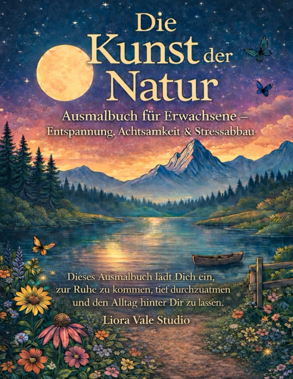 Die Kunst der Natur: Ausmalbuch für Erwachsene – Entspannung, Achtsamkeit & Stressabbau