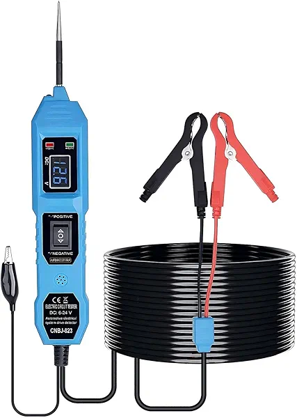 Power Circuit Probe Tester, 3.5V-36V DC Multifunctional Car Electric Circuit Tester, Power Fuse & Voltage Tester with Test Light, Automotive Circuit Breake Finder Tool for Continuity Testing