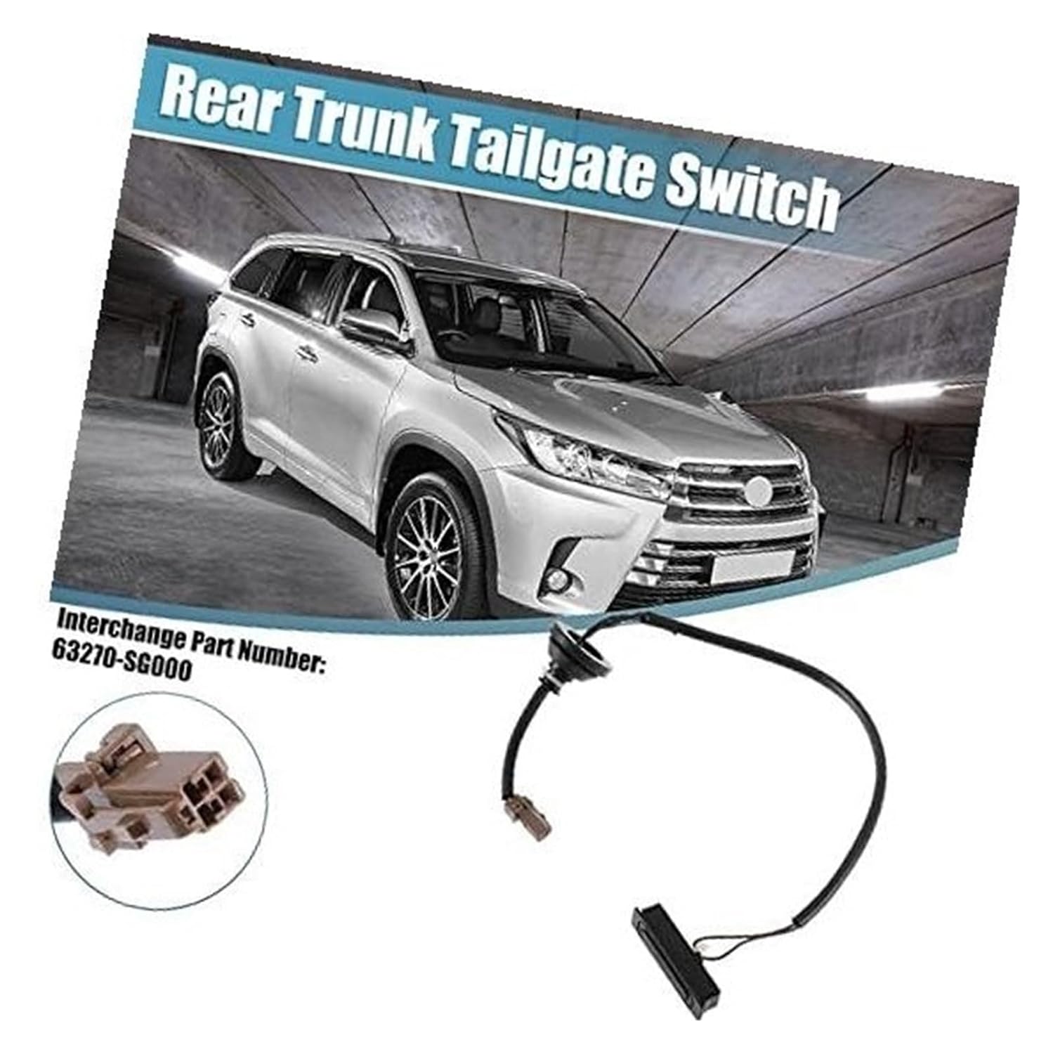 63270-Sg000 Rear Trunk Tailgate Rear Door Switch for Subaru for Forester 2014-2018 Car Boot Switch