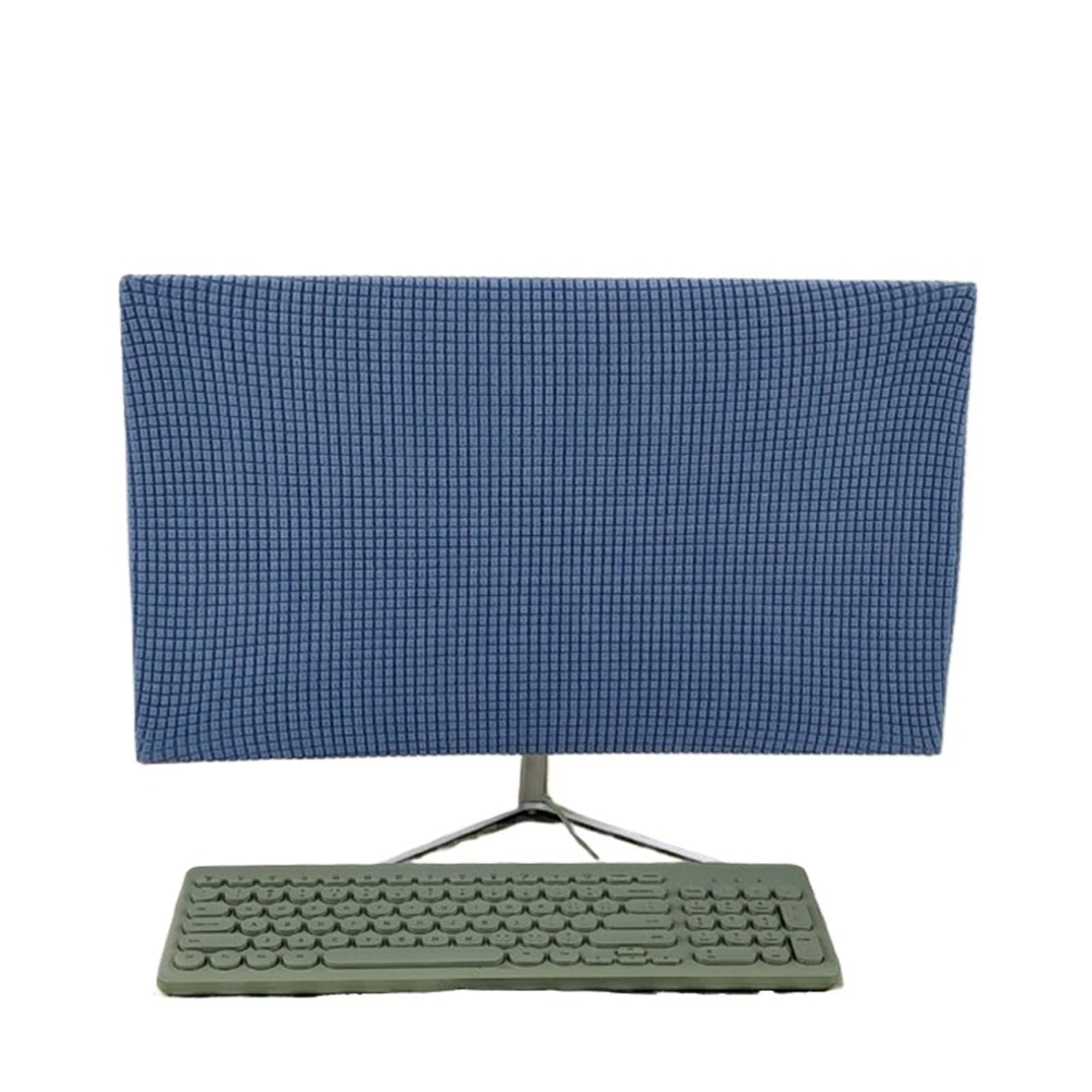 Efrjuwi Color-03 For 27Inch Computer Monitor Cover Sleeve Case Solid Color Elastic Home Office Desktop Screen Protector Covers(Color-03)