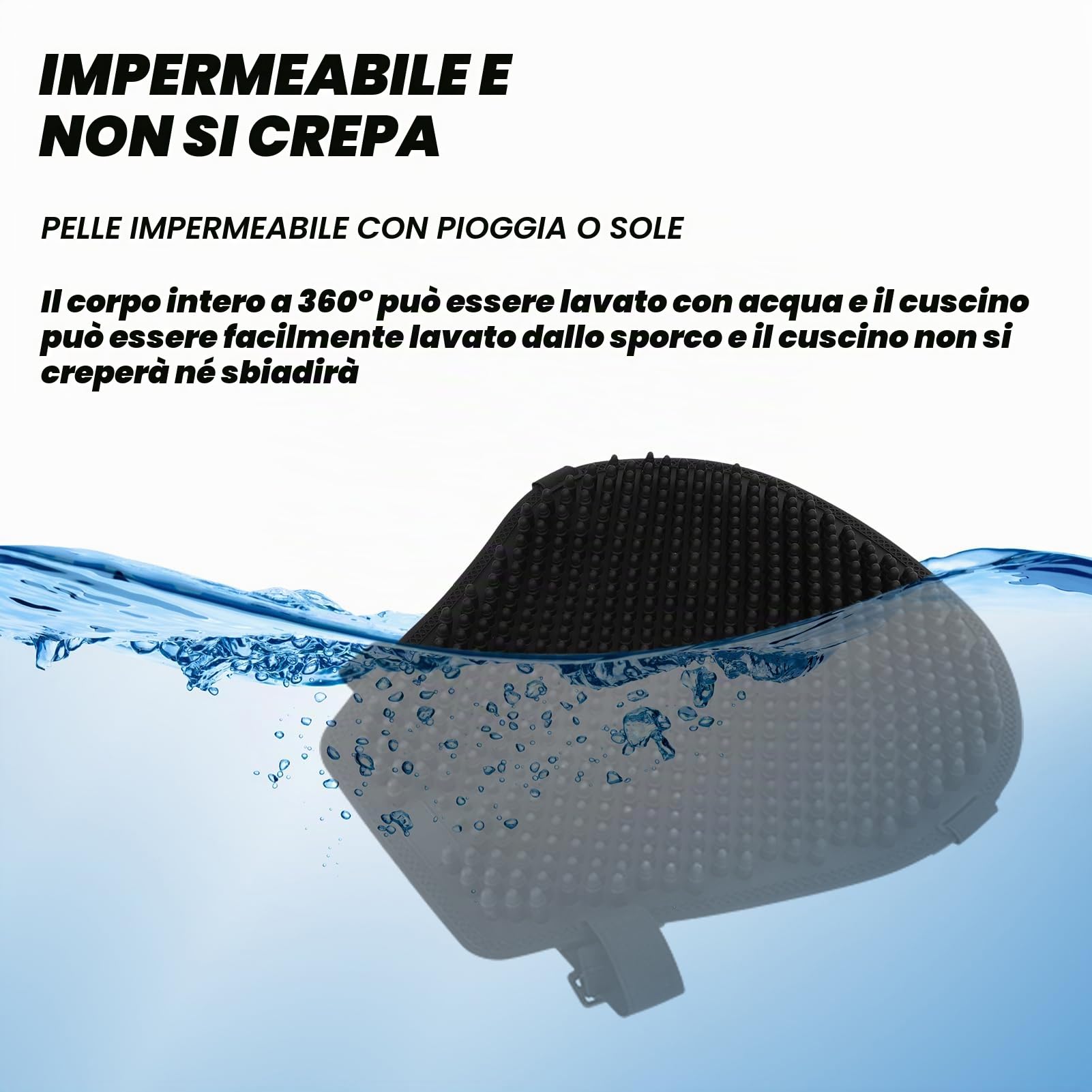 Cuscino per sedile moto Cuscino per raffreddamento ad aria Cuscino per sedile in gel per moto Raffreddamento Assorbimento degli urti Allevia la pressione Coprisedile nero universale