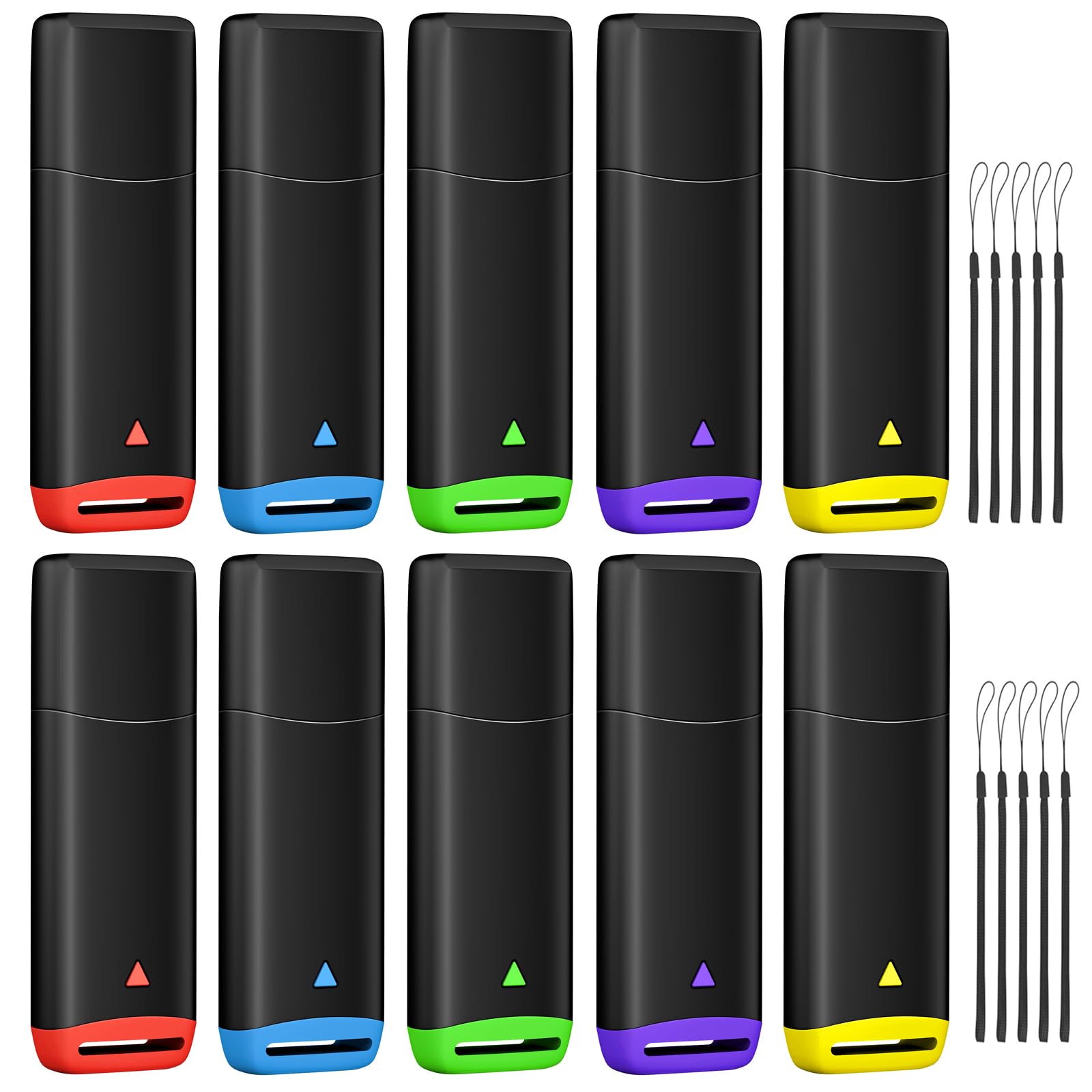 Zip Drive USB 2.0 2GB Flash Drive 10 Pack AGECASH Thumb Drive Memory Stick