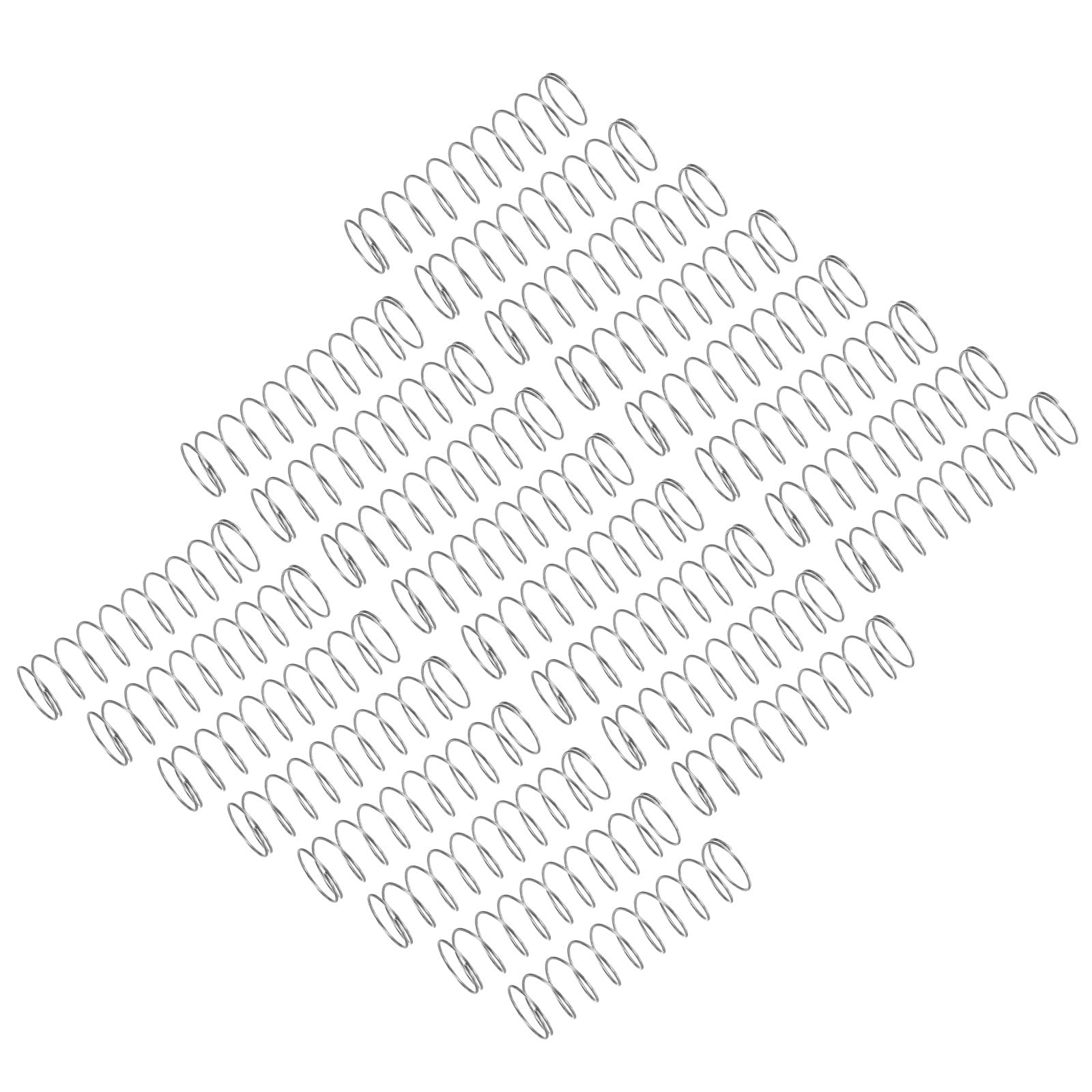 uxcell 25Pcs Compression Spring, 304 Stainless Steel 8mm OD 0.8mm Wire 15mm Length Mechanical Spring for Shop Home Repair Project, Silver Tone — Amazon image 19