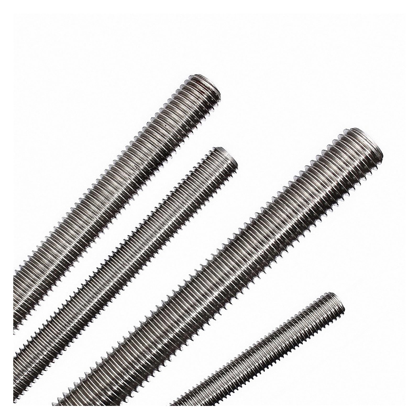 SBTRKT 1 UNIDS Rosca de Mano Izquierda Barra de Rosca Completa Tornillo de espárrago de Varilla roscada Acero Inoxidable 304 M4 M5 M6 M8 M10 M12 M14 - M24 Longitud 250 mm (Size : M24x3.0x250mm)