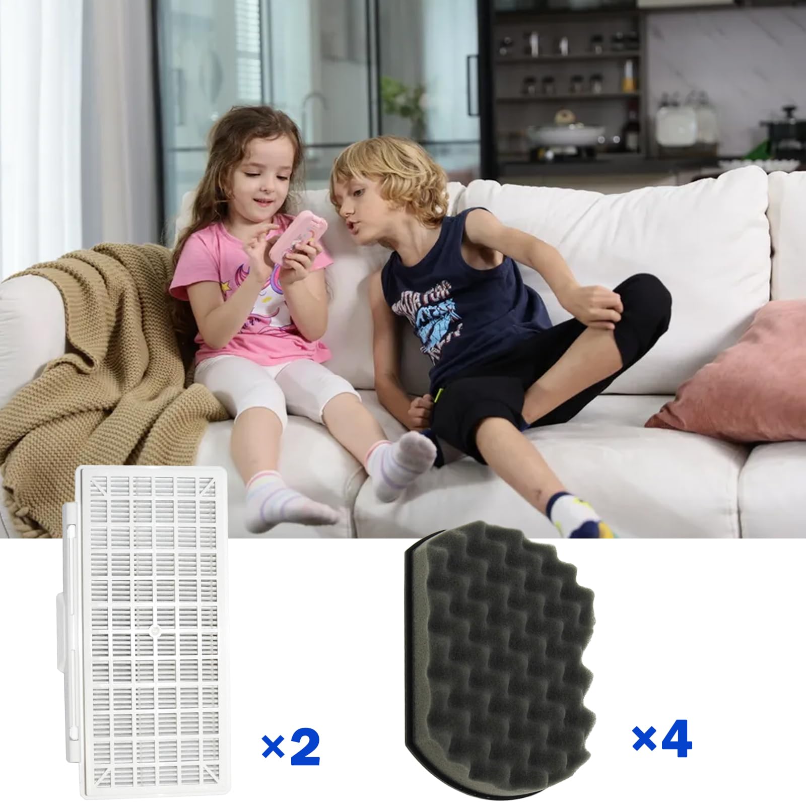 6 sztuk akcesoriów do filtrów do odkurzacza Bosch bezworkowego seria 6