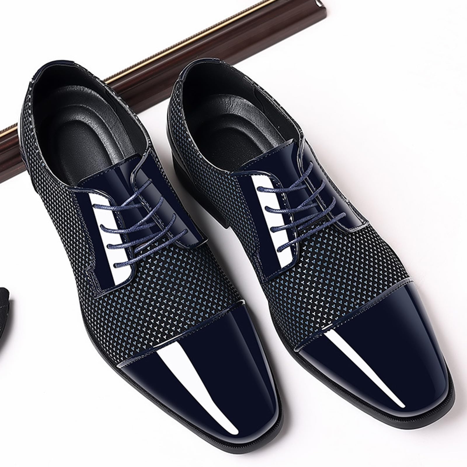 Scarpe Oxford da Uomo Eleganti in Pelle Scarpe Business Classiche Stringate