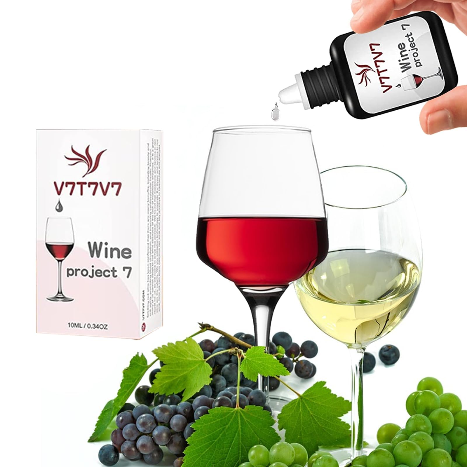 1 paquete de gotas de filtro de vino, eliminador de sulfitos rojos para amantes del vino blanco, accesorios de limpieza sin sabor, filtro para histaminas y sulfitos, regalos de fiesta para él hombres