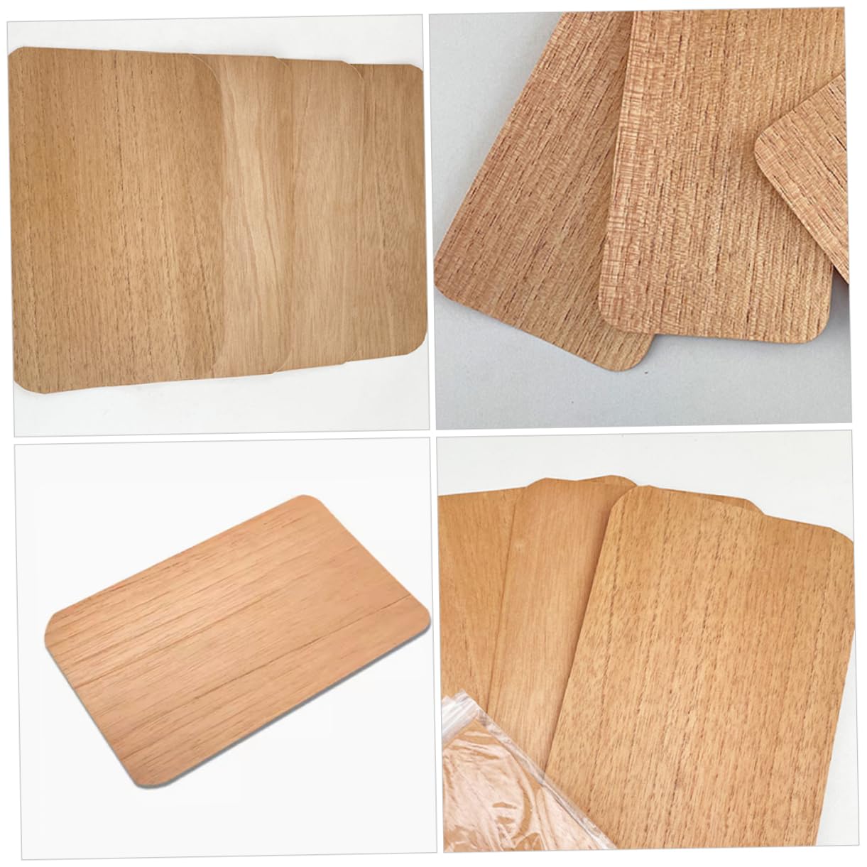 Holibanna 3pcs Cedar Sheets for Decorative Cedar Strips for Storage Humidification Accessories for Aging and Preserving