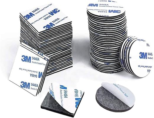 10 Stück Klebepads Doppelseitig Extra Stark - 5cm Rund & Hitzebeständig