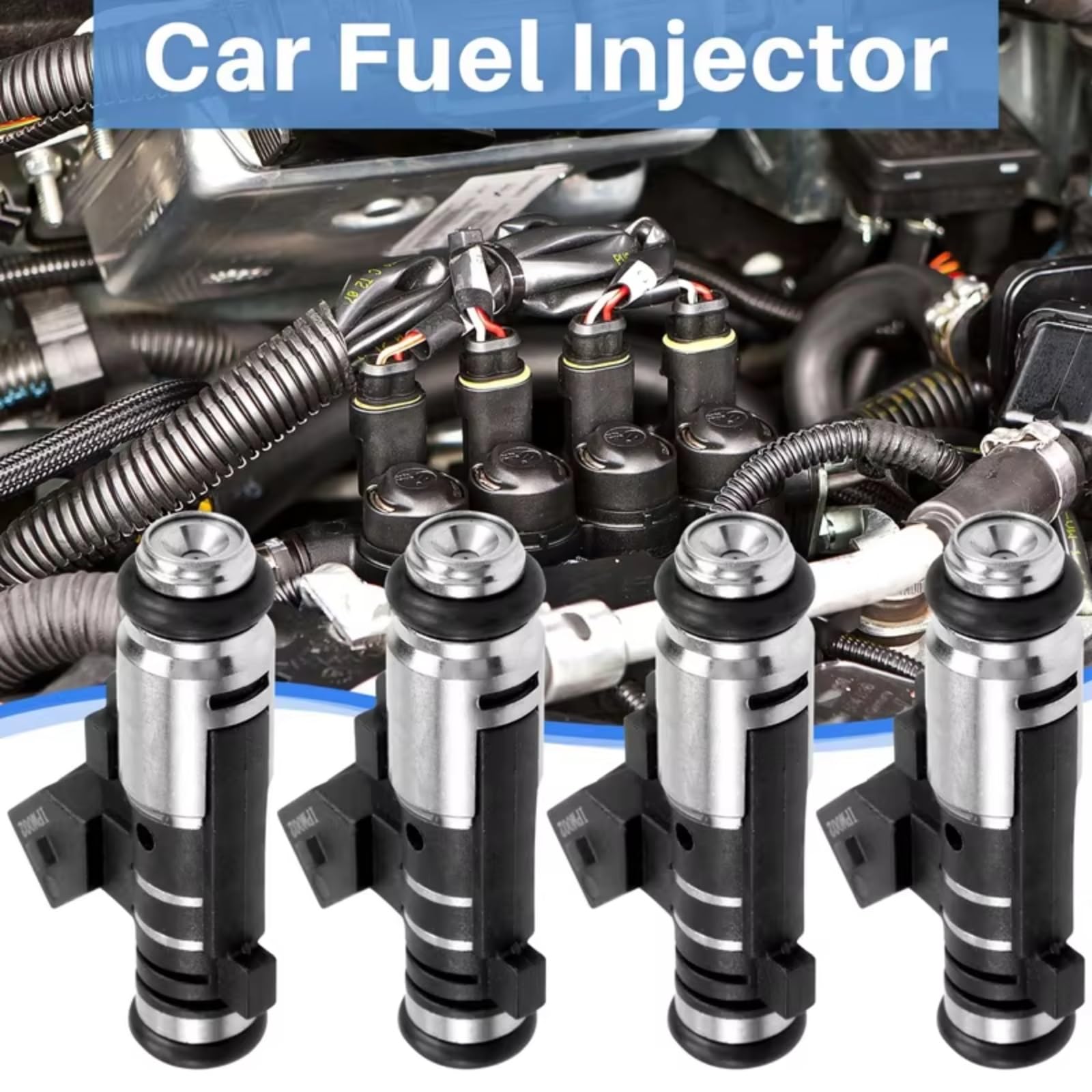 Gicleur Injecteur 4 Injecteurs Essence 9625587580 0280158057 Compatible Avec Peugeot 206 2002-2014 306 1993 1994 1995 1996 1997 1998 1999 2000 2001