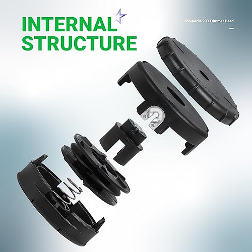Miniatura 4 de BlueStars 99944200903 Cabezal de recortadora de velocidad 450 - Compatible con Echo SRM-266 SRM-266S SRM-266T SRM-266U SRM-280 SRM-280S SRM-280T