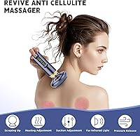 Vista 3 de cc&dd outdoors Masajeador avanzado de celulitis inalámbrico, recargable, 12 niveles de intensidad, masaje de cuerpo completo para una piel suave