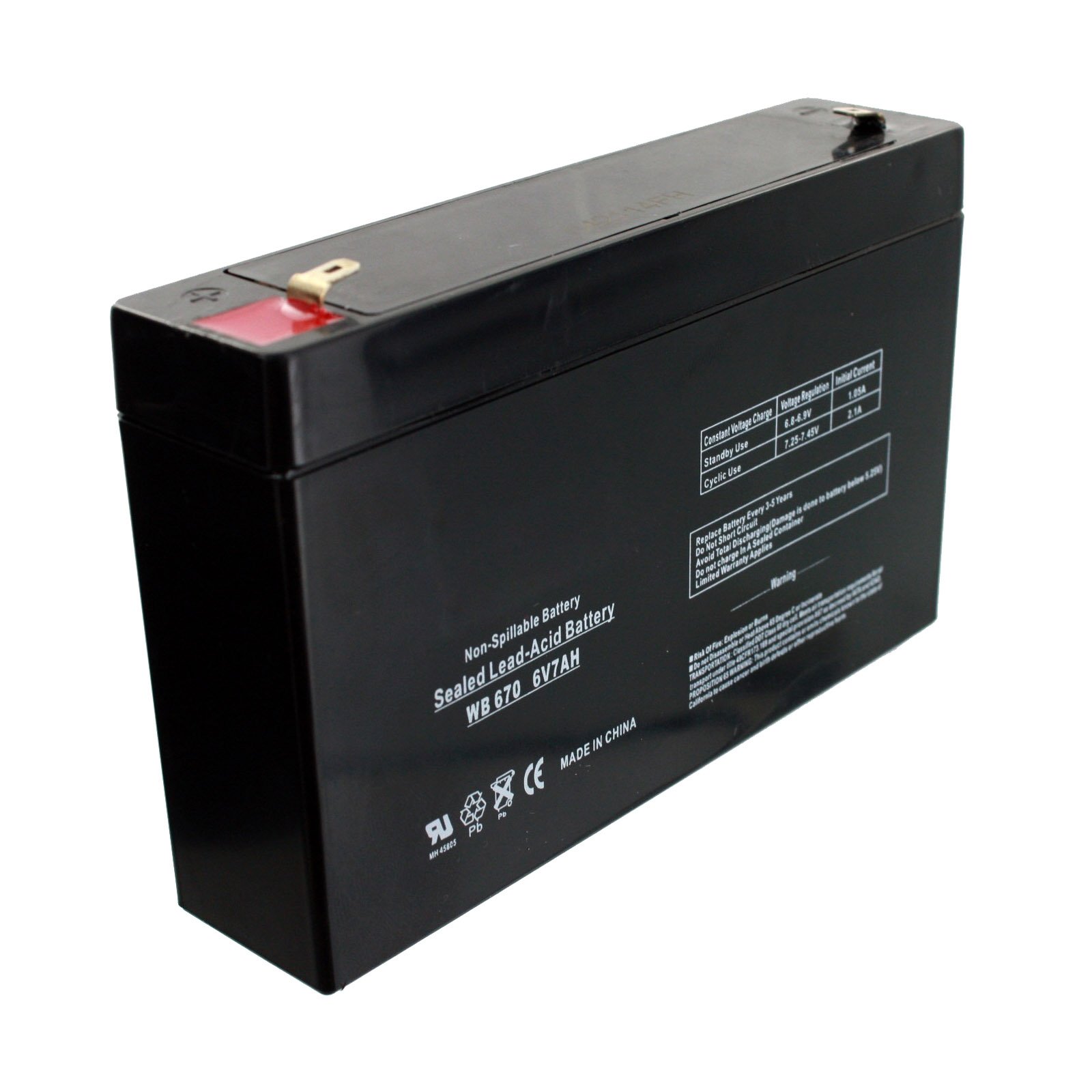 Enduring 3FM7, 3-FM-7 6V 7Ah Exell Battery