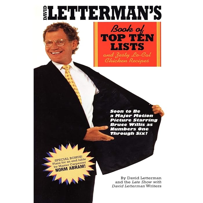 Buy David Letterman's New Book of Top Ten Lists: and Wedding Dress