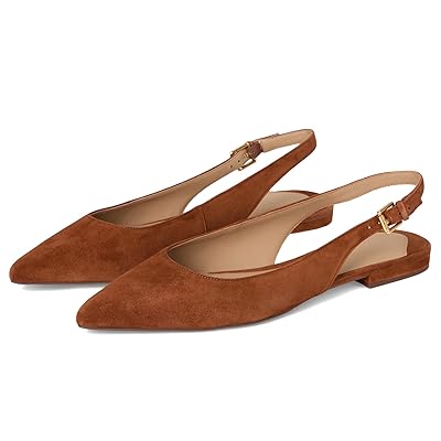 Lauren Ralph Lauren Londyn Suede Slingback Flat Women