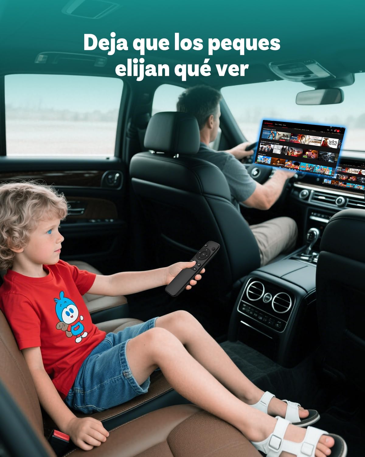 Control Remoto Inalámbrico Ottocast Bluetooth Air Mouse para CarPlay AI Box – Control OttoAibox I3/P3/P3 Lite/Play2Video Pro & PICASOU 2