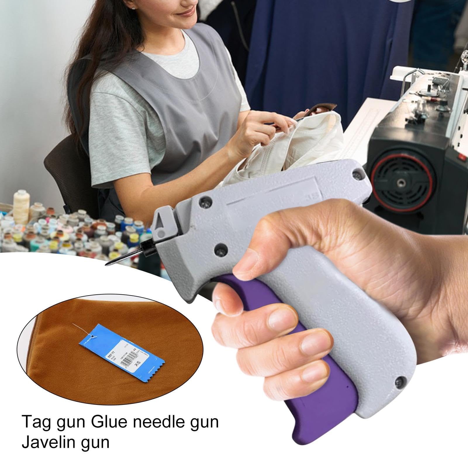 Stitchy Quick Clothing Fixer | Stitchy Machine | Fijador rápido de ropa, máquina de coser de mano, máquina de coser para fijar prendas de moda