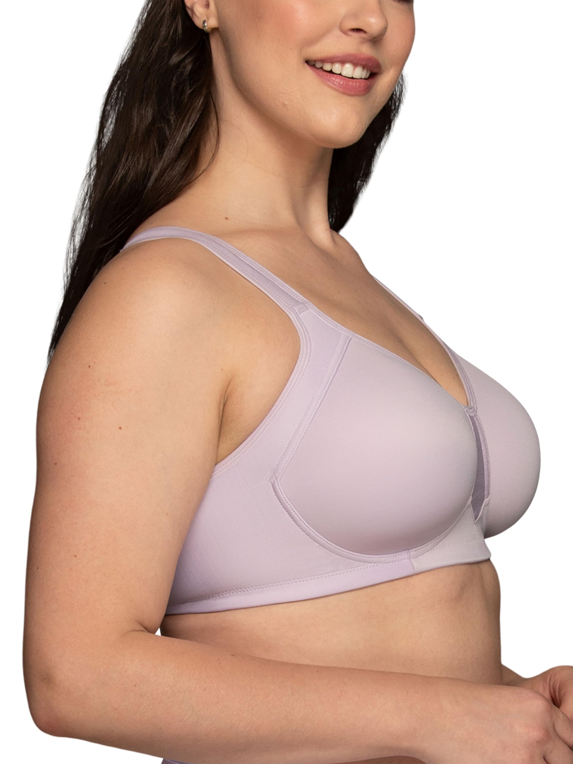 Vanity Fair Medium Impact Sports Bras for Women, Breathable, Moisture Wicking, Padded Cups Up To DDD Reggiseno Sportivo Donna
