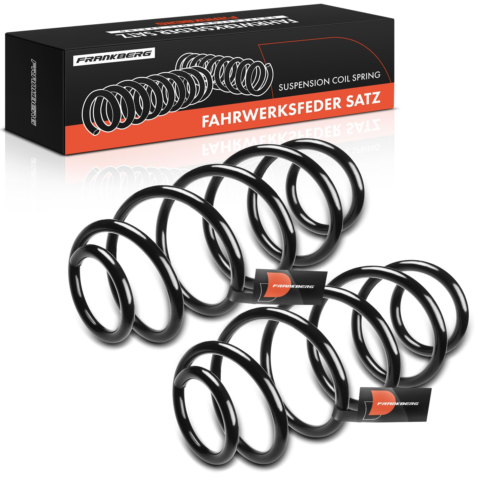 Frankberg 2 ressorts de suspension pour essieu avant 5002VS | Compatible avec: Partenaire plateau/châssis, Berlingo plateau/châssis B9, C4 Grand Picasso I UA, C4 Picasso I MPV UD