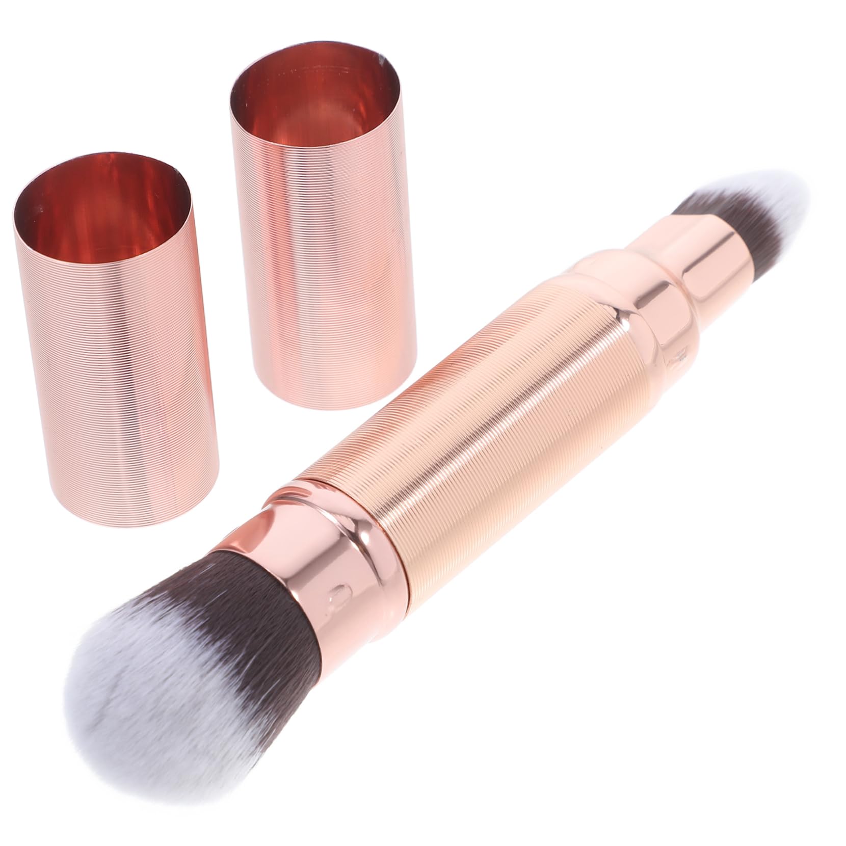 VICASKY Makeup Brush Double-ended Retractable Brush for Blush Powder Concealer Foundation Cosmetics Tool