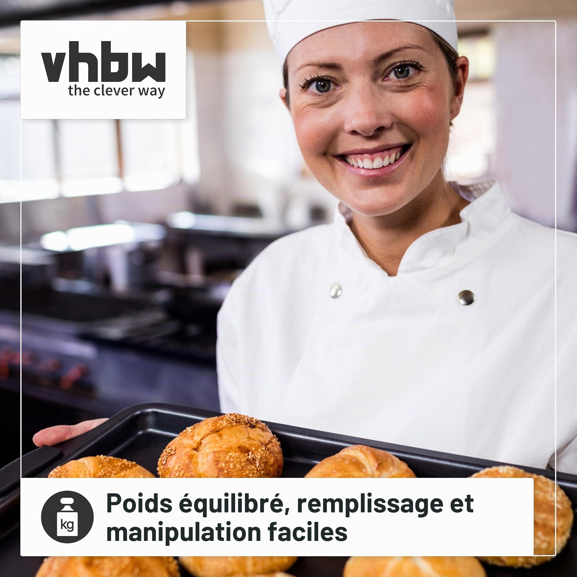 vhbw Plaque de four noire compatible avec Bauknecht ESN-Serie, ESN xxxx