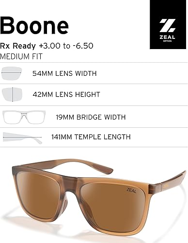 Miniatura 4 de Zeal Optics Boone Gafas de sol polarizadas a base de plantas para hombre y mujer