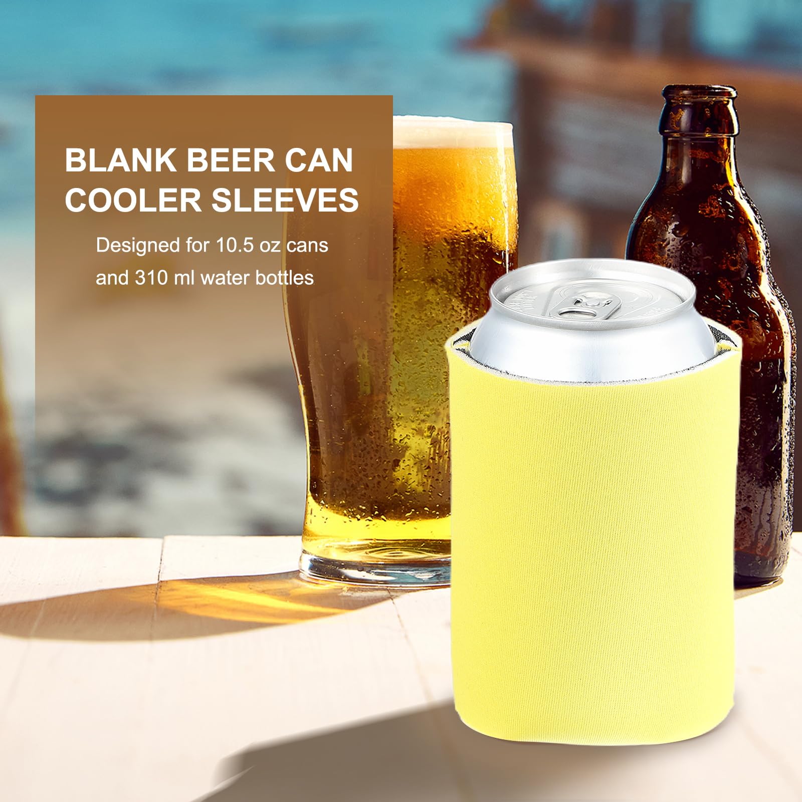 PATIKIL Blank Beer Can Cooler Sleeves - Image 3