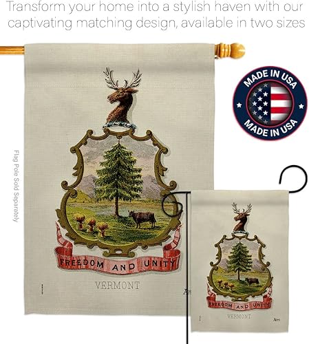 Miniatura 4 de Escudo de armas Vermont House Flag – Paquete de Estados Americanos, Estados Unidos, Territorios Americanos, República, País, Área Particular,