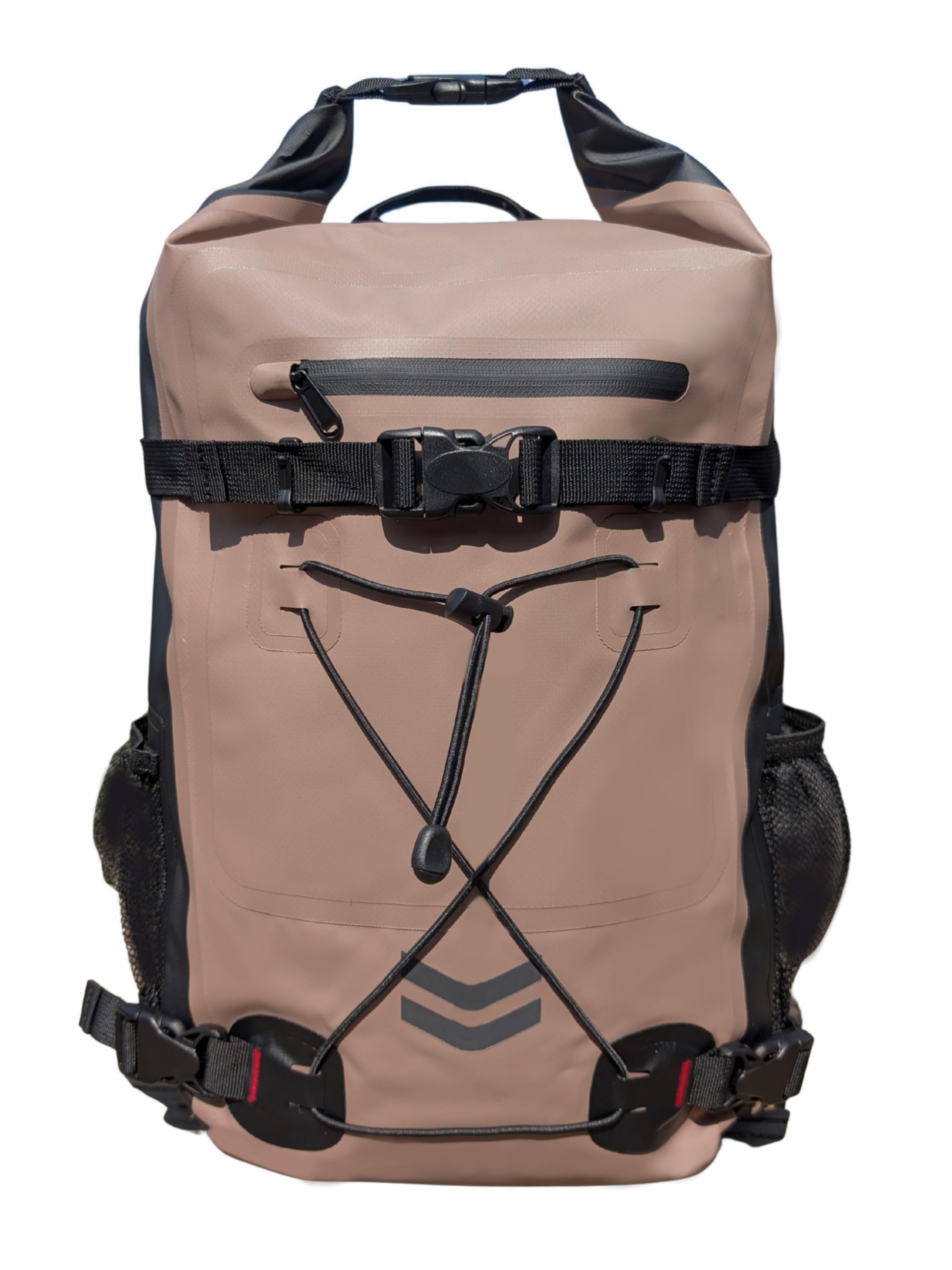 Jackson & Cole Zaino impermeabile – 25L Dry Bag Zaino – Rolltop, cuciture saldate, riflettente, cinghia elastica per sport acquatici, motociclismo, campeggio, kayak, escursionismo, canottaggio, pesca