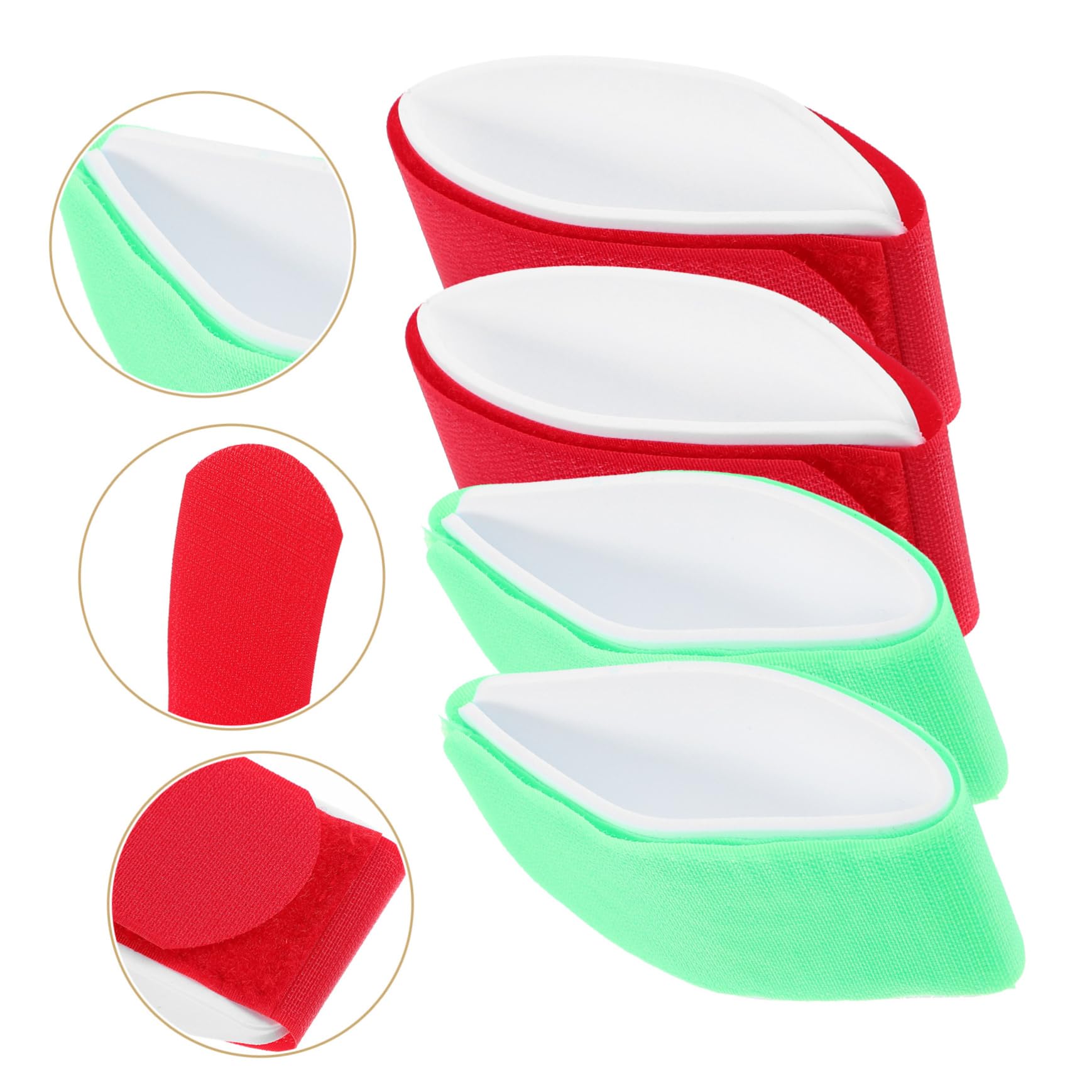 OSOLADY 4pcs Snowboard Fastening Bands Ski Carry Straps for Equipment for Transporting Snowboards Unique Design