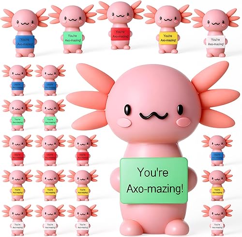 Vista 19 de Gejoy - 25 piezas de minijuguetes de goma con forma de rana, decoraciones de minirranas; regalos positivos y motivacionales para cumpleaños