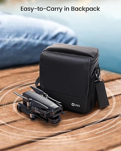 Miniatura 8 de Holy Stone Drones cardán HS600 de 2 ejes con cámara para adultos 4K EIS, identificación remota integrada, transmisión de rango de 20000 pies, dron