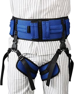 NICHOY Transfer Gait Belt, Walking Belt with 10 Handles Belt,Medical Nursing Safety Assist,Mobility Aid for Elderly,Disable People, Hospitals & Home Care(A,XL-XL)