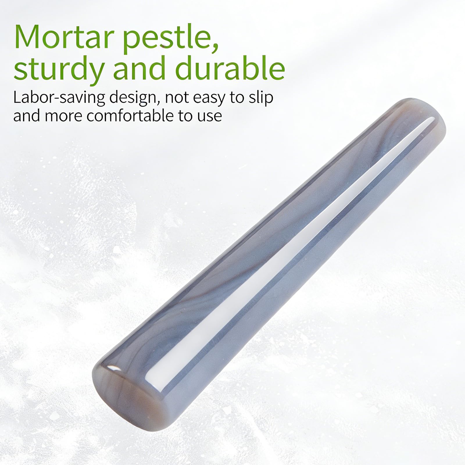 GZPKJ Juego De Mortero Y Maja De Ágata, Molinillo De Ágata Natural, Herramienta para Moler Mortero,diámetro Interior De 30-120 Mm,diámetro Exterior De 40-138 Mm,para Uso En Laboratorio, Aula Cocina