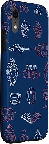 Miniatura 3 de iPhone XR Good Omens - Funda Símbolos