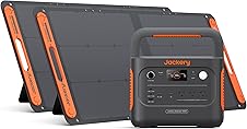 [54% off] Jackery Solar Generator 1000 v2 with 2x100W Solar Panel,1070Wh Portable Power Station LiFePO4 Battery,1500W AC/100W USB-C Output,1Hr Fast Charge for Outdoor,Off-Grid Living,RV,Emergency