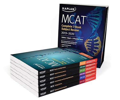 MCAT Complete 7-Book Subject Review 2019-2020: Online + Book + 3 Practice Tests (Kaplan Test Prep)